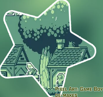 Game boy pixel art